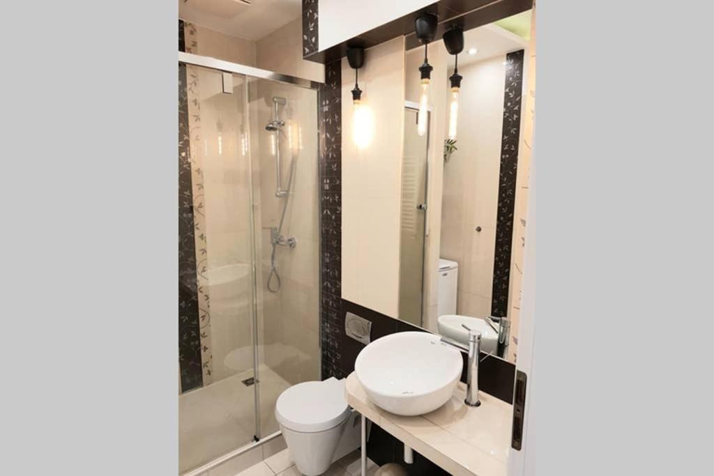 קרקוב Cozy Modern Studio Green Apartment In Old Town מראה חיצוני תמונה