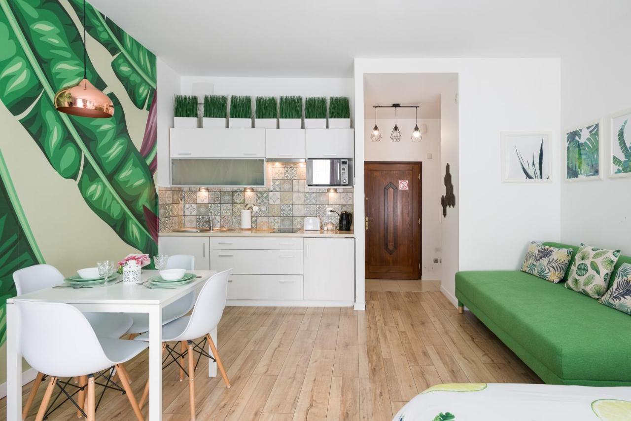 קרקוב Cozy Modern Studio Green Apartment In Old Town מראה חיצוני תמונה